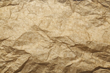 Fototapeta premium Top viewe crumpled paper background 