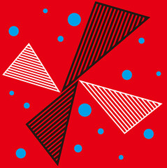 三角形（ストライプ）