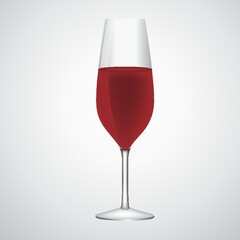 glass of red wine