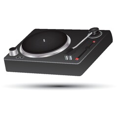 Fototapeta premium dj turntable