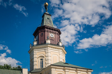 Fototapeta na wymiar The town hall building is now a regional museum in Siedlce, Masovia, Poland