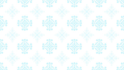 Snowflake pattern on a white background. 