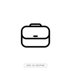 Briefcase Flat Icon Vector illustration - EPS 10 Vector