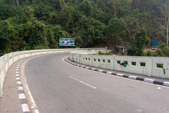 Coronation bridge. Beautiful architectural bridge.