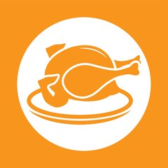 roasted chicken on plate