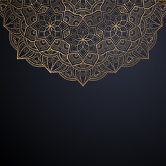 luxury ornamental mandala design background