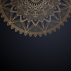 luxury ornamental mandala design background