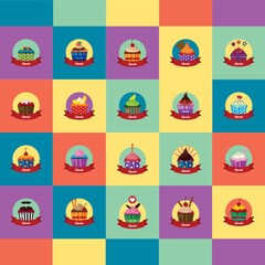 collection of cupcakes