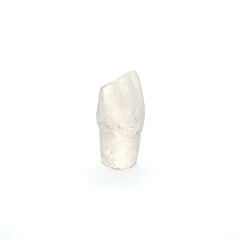 Plaster model of a maxillary central incisor tooth