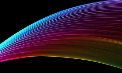 Abstract rainbow light wave futuristic background