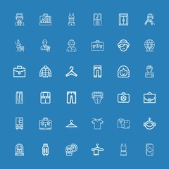 Editable 36 suit icons for web and mobile