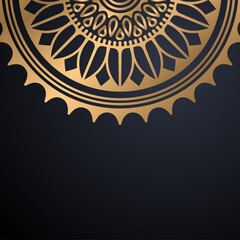 luxury ornamental mandala design background