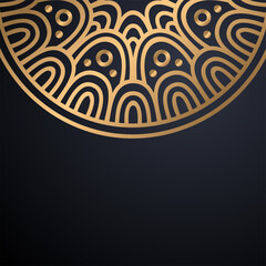 luxury ornamental mandala design background