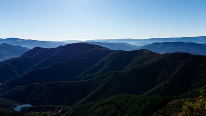 Naklejka premium landscape of the mountains in basque country