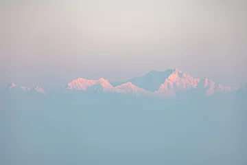 Foto op Plexiglas Kangchenjunga Kangchenjunga, de op twee na hoogste berg ter wereld.