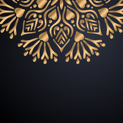 luxury ornamental mandala design background