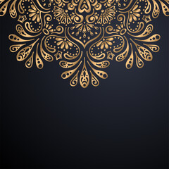 Obraz na płótnie Canvas luxury ornamental mandala design background