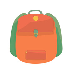 schoolboy backpack. school supplies. the beginning of the school year. camping backpack. tourism