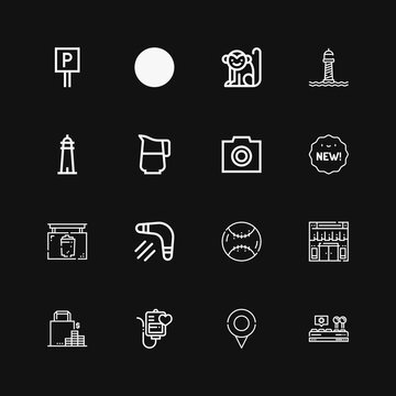 Editable 16 label icons for web and mobile