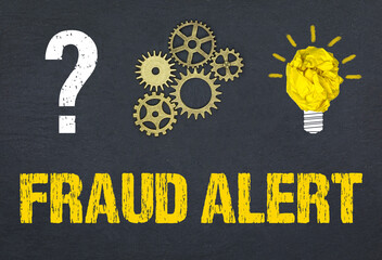 Obraz premium Fraud Alert 