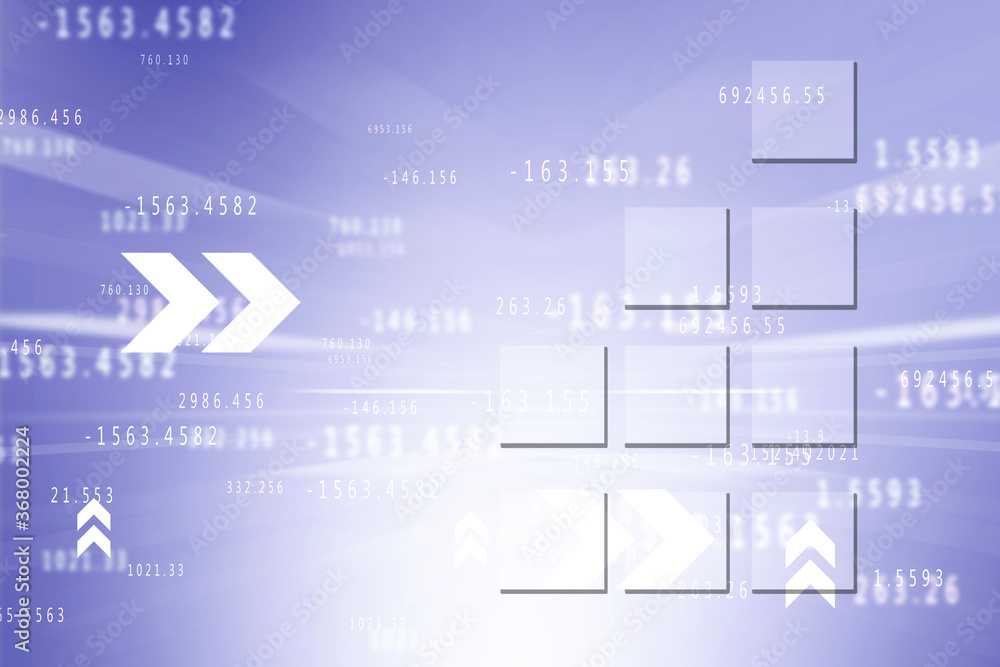 Poster 2d digital abstract business networking background