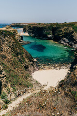 Fototapeta premium Praia da Samoqueira. Samoqueira Beach, near Porto Covo, Alentejo Region, Portugal
