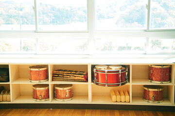 音楽室 打楽器