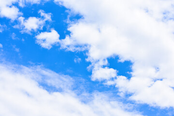 Naklejka na ściany i meble A beautiful view of blue sky with clouds