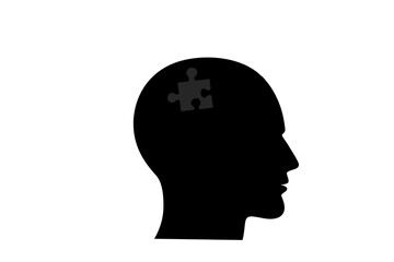 nachdenken Kopf, Puzzle, icon