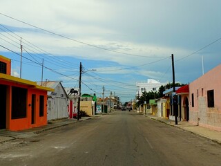 Fototapeta na wymiar Mexico, Yucatan state, coastal town of Progreso