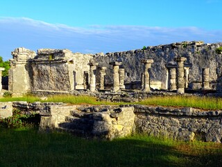 Mexico, Yucatan, State of Quintana Roo, Tulum Archaeological Site, Great Plateform
