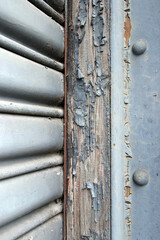 rolltor und nieten detail