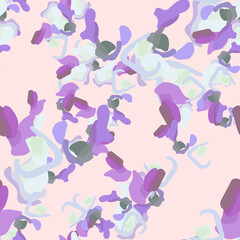 Fototapeta na wymiar UFO camouflage of various shades of pink, violet and blue colors
