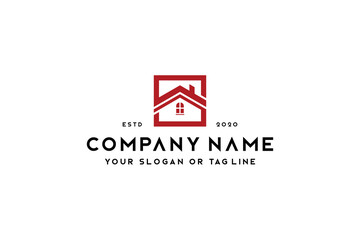 real estate logo design vector template