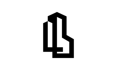 lb, l, b, lb logo, initial, lb building, black, grey, symbol, icon, lb skyline, lb abstract, lb initial, sign,  illustration, design, concept, word logo, building, abstract lb, button