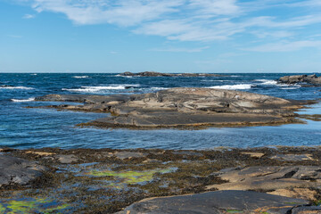 Ocean west of Orust in Sweden