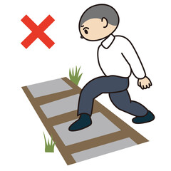 線路内　侵入　人物　禁止　危険　事故