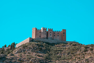 Mequinenza castle, in Mequinenza, Spain