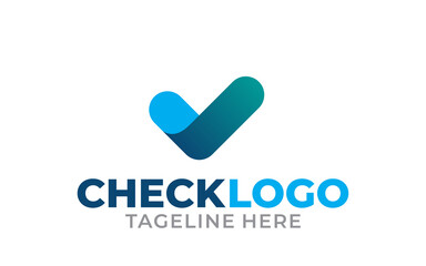 Illustration vector graphic of check mark icon or logo design