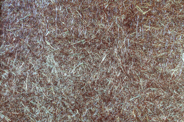 Natural background of brown and white fibers, texture