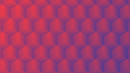 Abstract modern gradient red hexagon background,Eps10 vector.