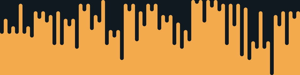 Abstract Rounded Color Lines halftone transition background illustration