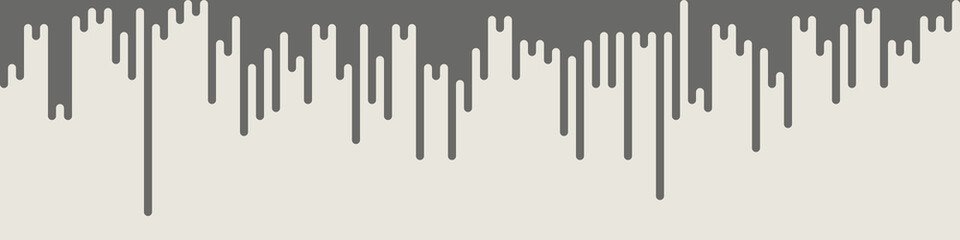 Abstract Rounded Color Lines halftone transition background illustration