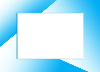 Fototapeta premium Abstract background with lines and copy space in white and blue tonos