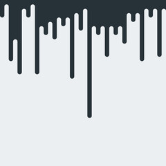 Abstract Rounded Color Lines halftone transition background illustration