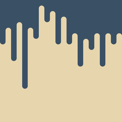 Abstract Rounded Color Lines halftone transition background illustration