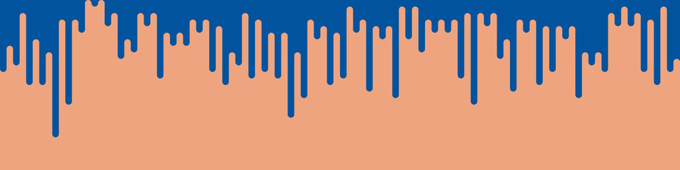 Abstract Rounded Color Lines halftone transition background illustration