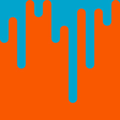 Abstract Rounded Color Lines halftone transition background illustration