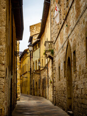 Old street in Colle Val d'Elsa Italy