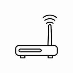 Outline router icon.Router vector illustration. Symbol for web and mobile